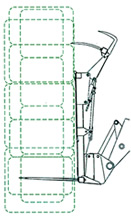 Bale Grab Technical Drawing